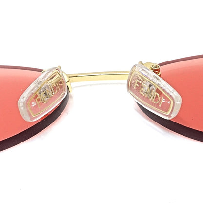 FENDI フェンディ サングラス FE4075US 54□15 135 プラスチック ピンクレンズ レディース/188611【中古】