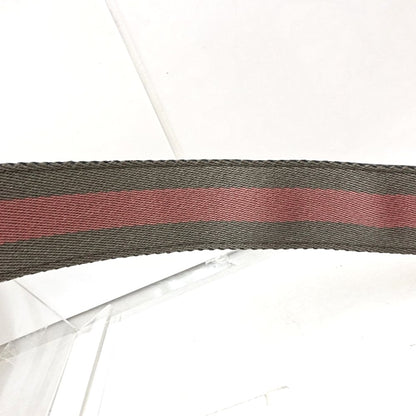 GUCCI グッチ ベルト インターロッキングG 114876 85･34 レザー ピンク グレー レディース/188651【中古】