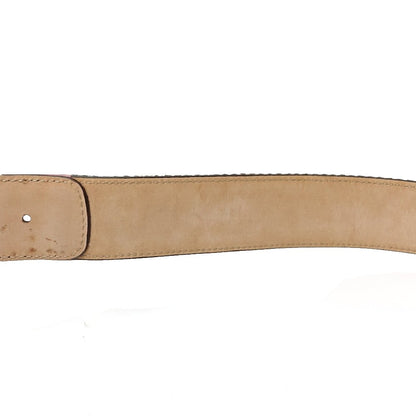 GUCCI グッチ ベルト インターロッキングG 114876 85･34 レザー ピンク グレー レディース/188651【中古】