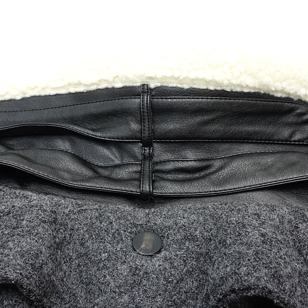 ARMANI EXCHANGE アルマーニエクスチェンジ ロングコート サイズL ウール グレー レディース/188656【中古】