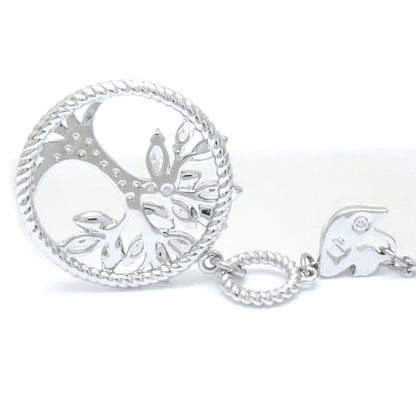 スワロフスキー SWAROVSKI シンボリックツリーオブライフ ネックレス 5521463 クリスタル Symbolic Tree of Life シルバーメッキ / 199425【中古】【BJ】