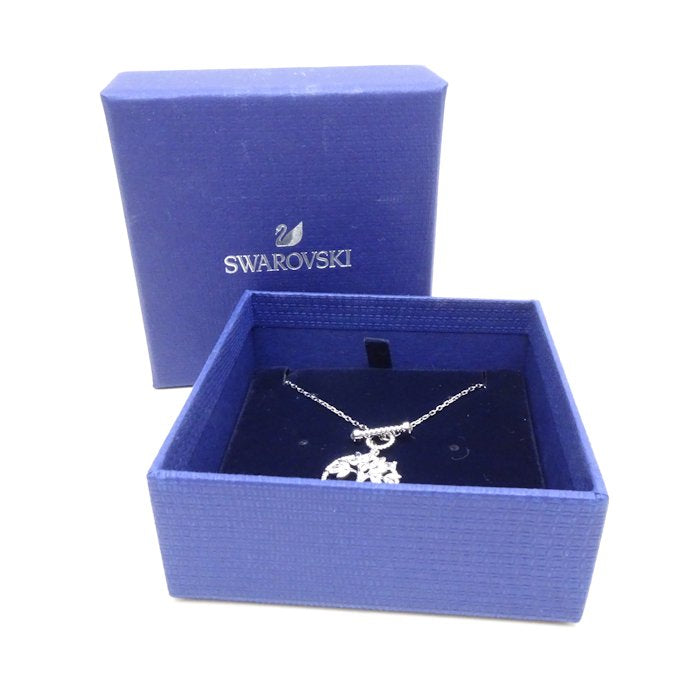 スワロフスキー SWAROVSKI シンボリックツリーオブライフ ネックレス 5521463 クリスタル Symbolic Tree of Life シルバーメッキ / 199425【中古】【BJ】