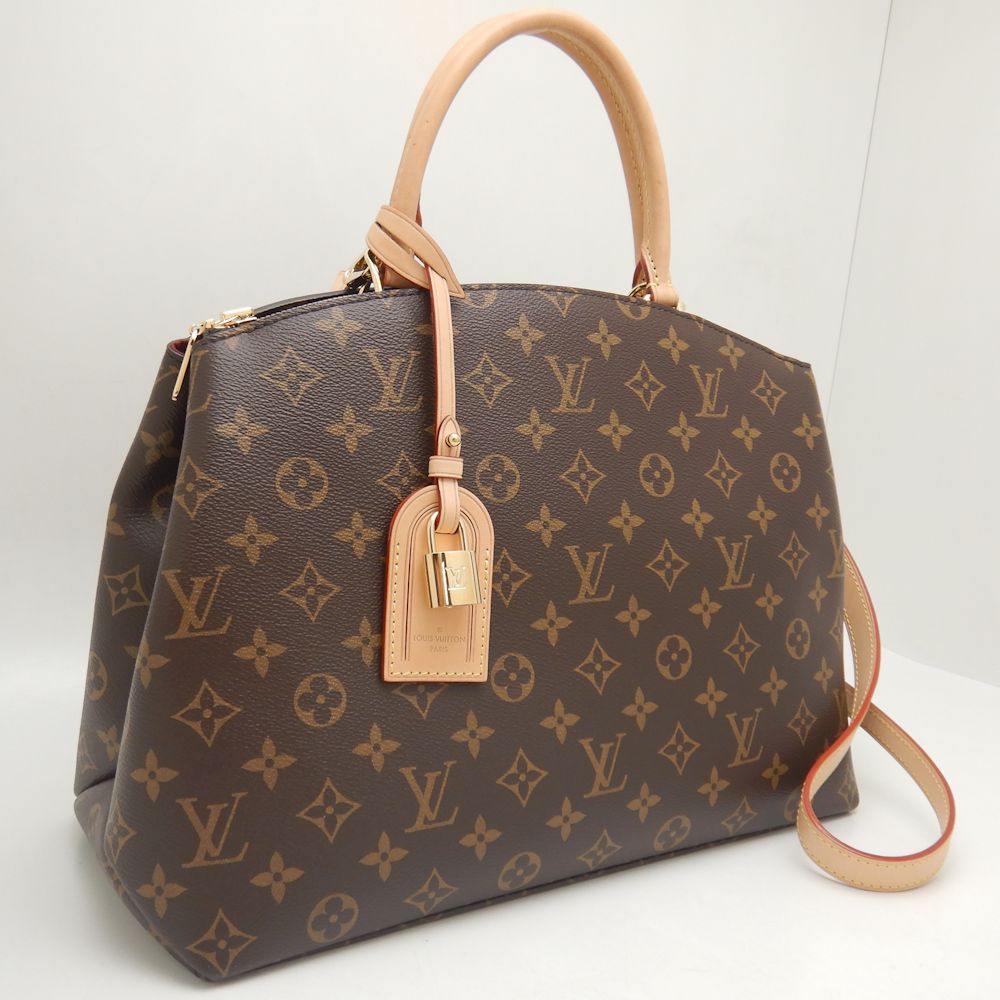 LOUIS VUITTON ルイヴィトン モノグラム グラン・パレMM M45898 ハンドバッグ ブラウン/251988【中古】