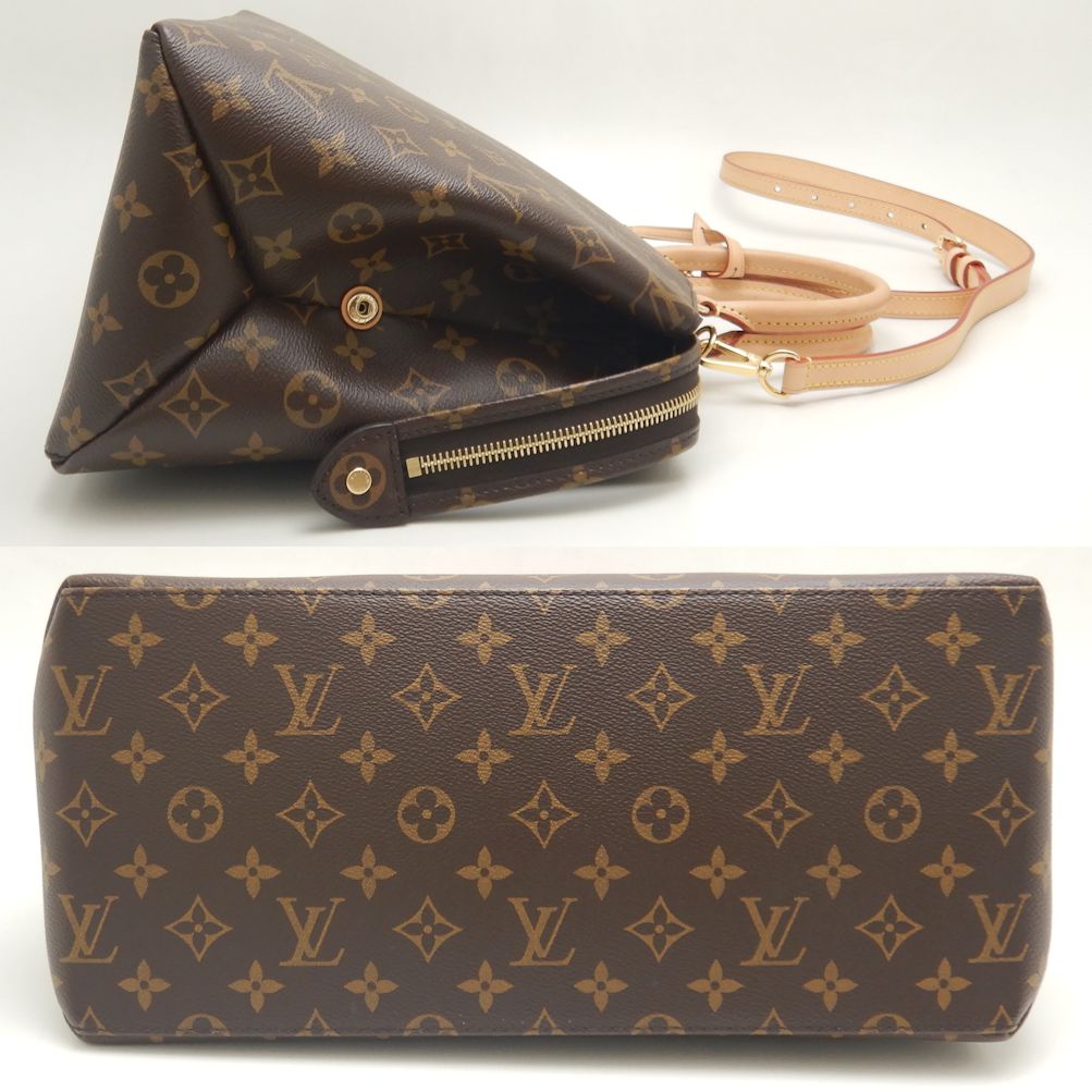 LOUIS VUITTON ルイヴィトン モノグラム グラン・パレMM M45898 ハンドバッグ ブラウン/251988【中古】