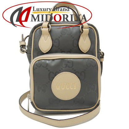 GUCCI グッチ 625850 ショルダーバッグ OFF THE Grid オフザグリッド ナイロンxレザー グレー ベージュ/252062【中古】