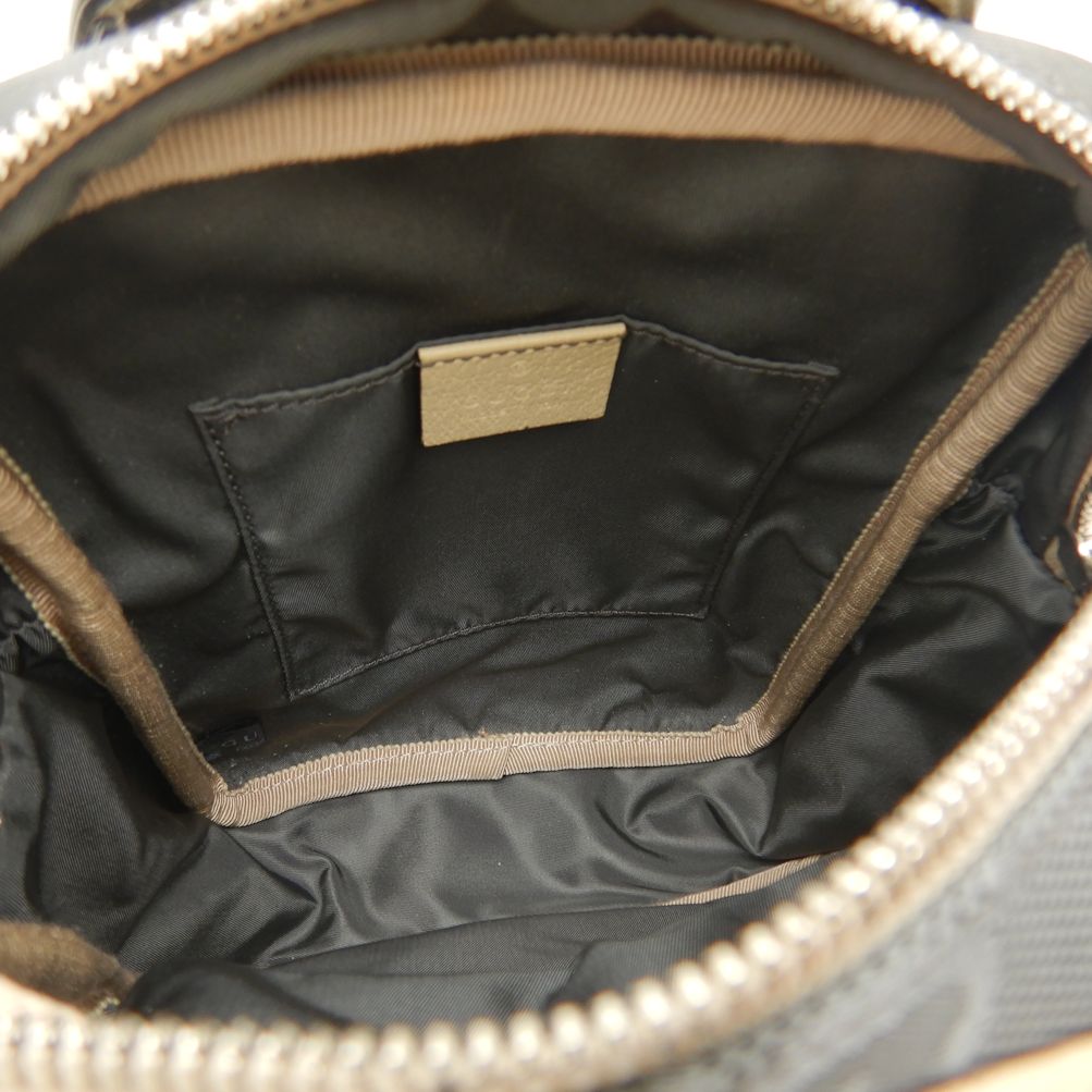 GUCCI グッチ 625850 ショルダーバッグ OFF THE Grid オフザグリッド ナイロンxレザー グレー ベージュ/252062【中古】