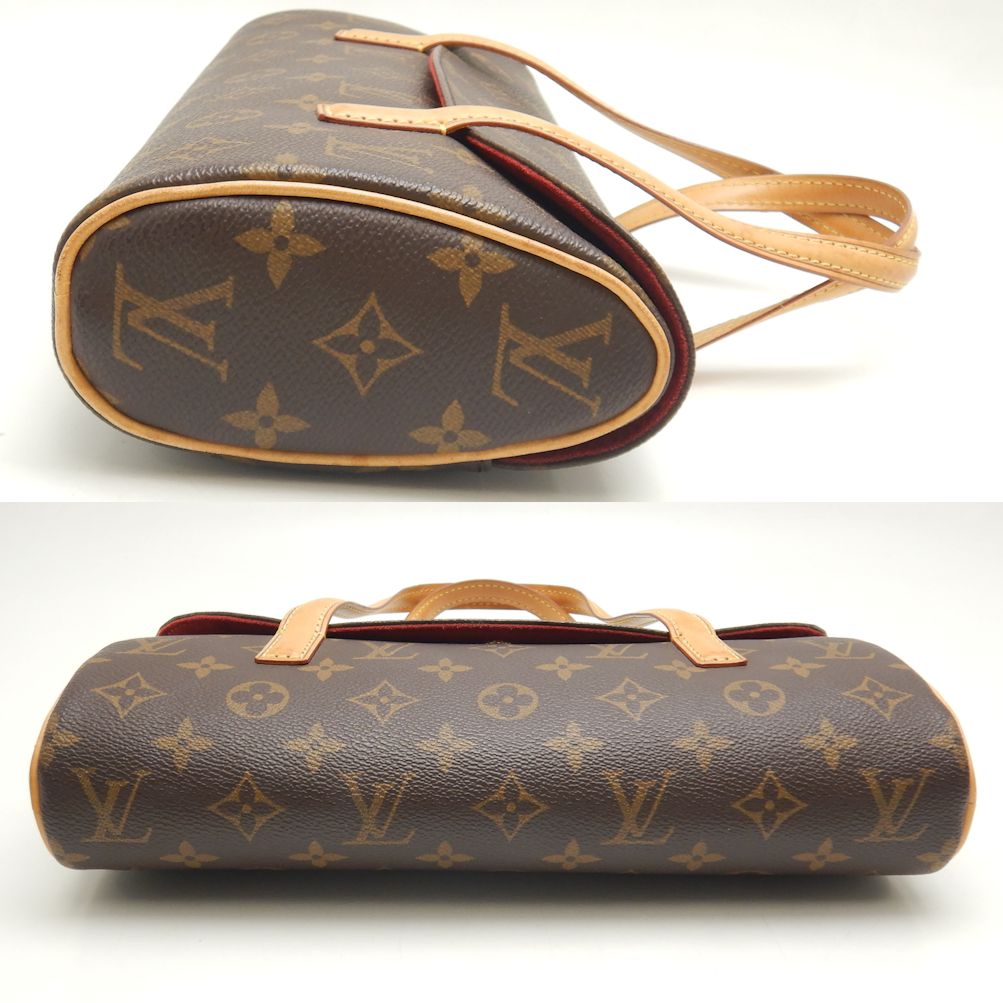 LOUIS VUITTON ルイヴィトン モノグラム ソナチネ M51902 ハンドバッグ ブラウン/252373【中古】