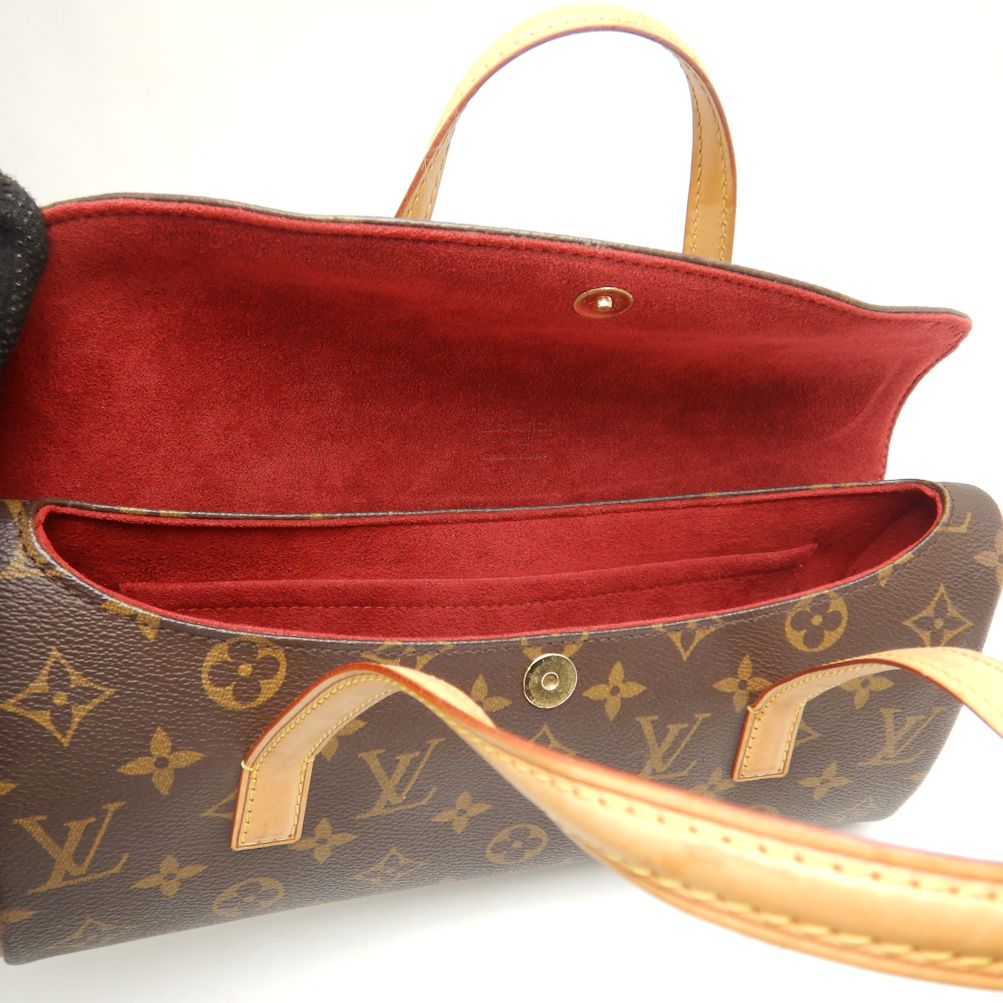 LOUIS VUITTON ルイヴィトン モノグラム ソナチネ M51902 ハンドバッグ ブラウン/252373【中古】