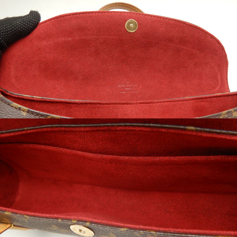 LOUIS VUITTON ルイヴィトン モノグラム ソナチネ M51902 ハンドバッグ ブラウン/252373【中古】