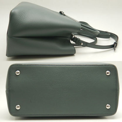 FENDI フェンディ プチトゥージュール 8BH253 ハンドバッグ 2WAY レザー カーキ イエロー/252437【中古】