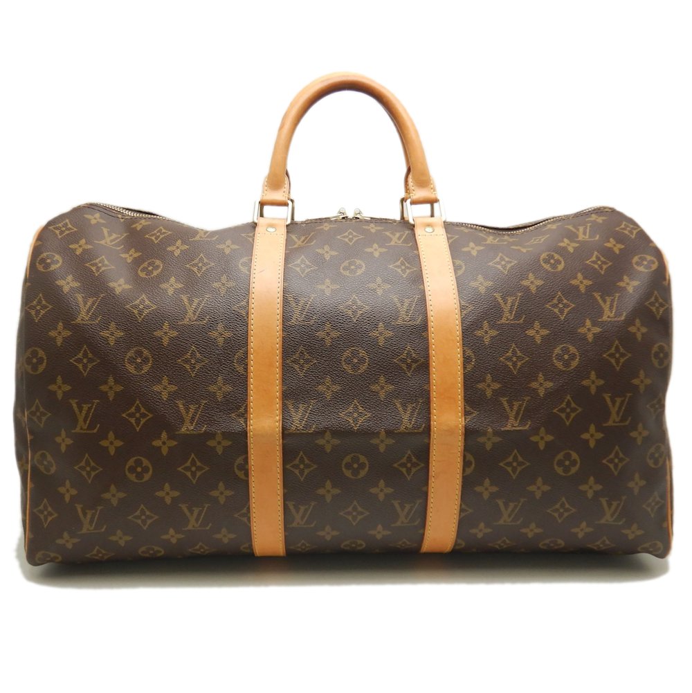 LOUIS VUITTON ルイヴィトン モノグラム キーポル50 M41426 ボストンバッグ ブラウン/252594【中古】