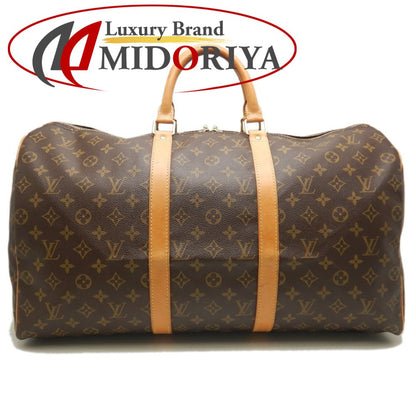 LOUIS VUITTON ルイヴィトン モノグラム キーポル50 M41426 ボストンバッグ ブラウン/252594【中古】