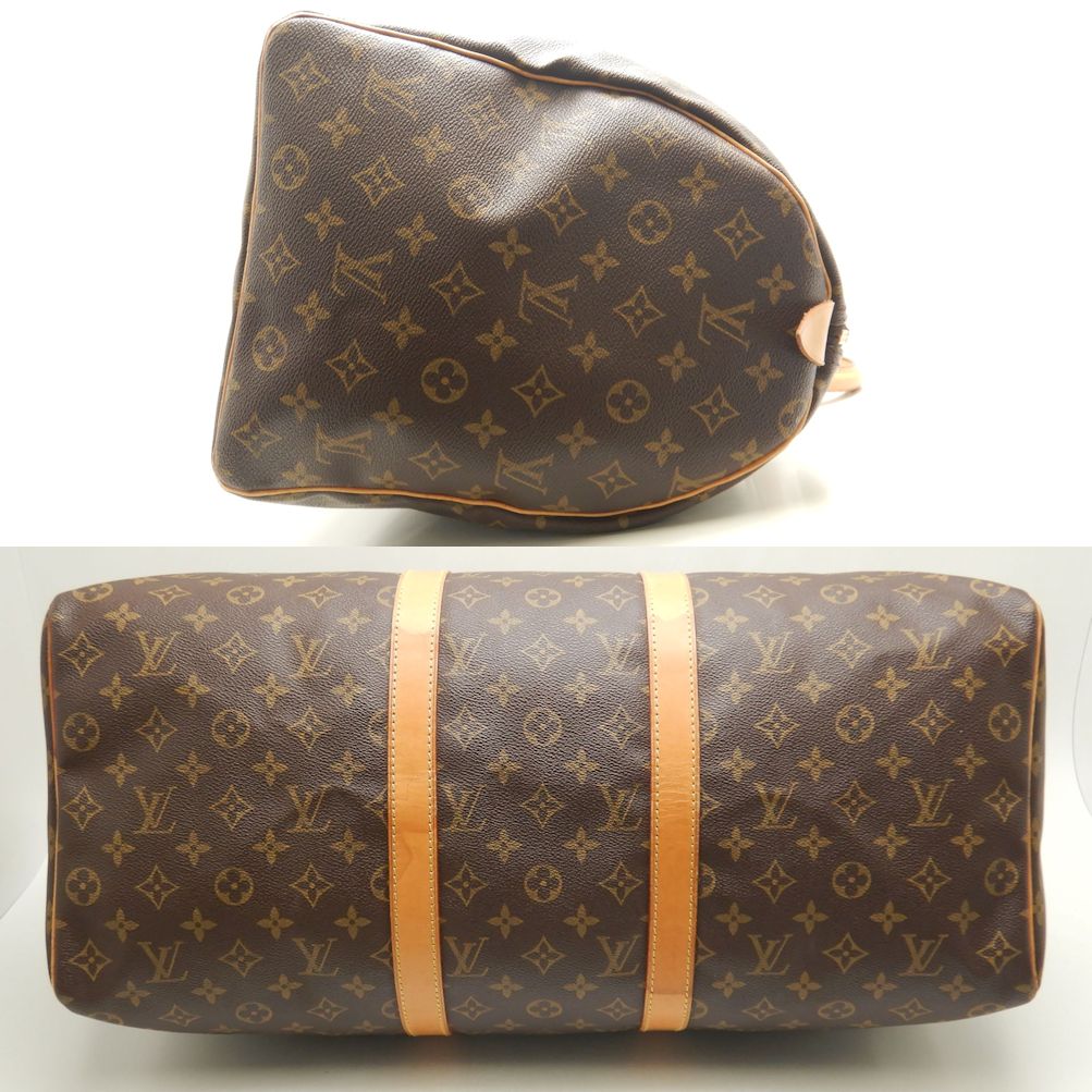 LOUIS VUITTON ルイヴィトン モノグラム キーポル50 M41426 ボストンバッグ ブラウン/252594【中古】
