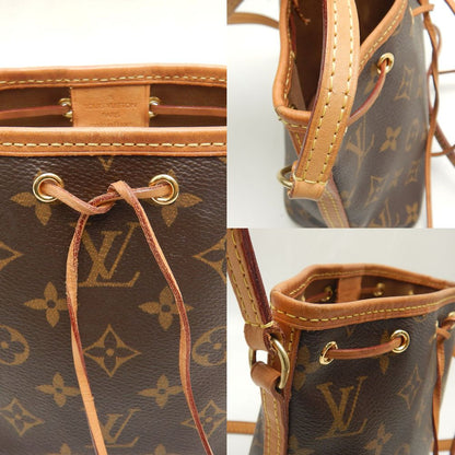 LOUIS VUITTON ルイヴィトン モノグラム ナノノエ M41346 ショルダーバッグ ブラウン/252617【中古】