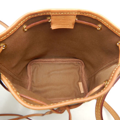LOUIS VUITTON ルイヴィトン モノグラム ナノノエ M41346 ショルダーバッグ ブラウン/252617【中古】