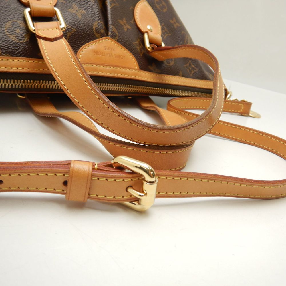 LOUIS VUITTON ルイヴィトン モノグラム パレルモPM M40145 トートバッグ ブラウン/252625【中古】