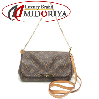 LOUIS VUITTON ルイヴィトン モノグラム フェイボリットPM M40717 ショルダーバッグ ブラウン/252662【中古】