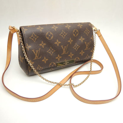 LOUIS VUITTON ルイヴィトン モノグラム フェイボリットPM M40717 ショルダーバッグ ブラウン/252662【中古】