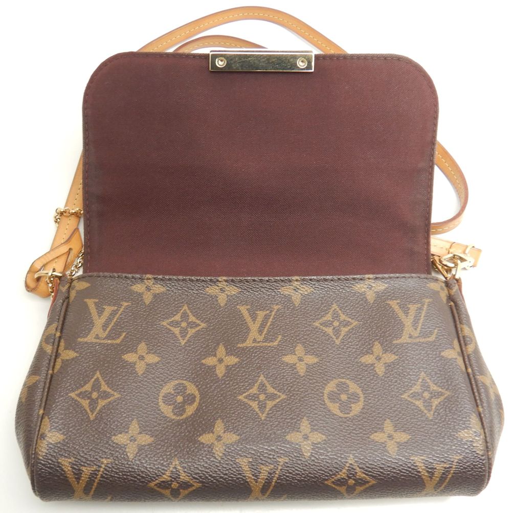 LOUIS VUITTON ルイヴィトン モノグラム フェイボリットPM M40717 ショルダーバッグ ブラウン/252662【中古】