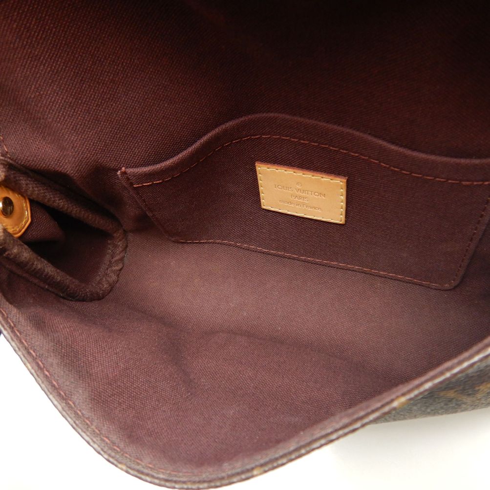 LOUIS VUITTON ルイヴィトン モノグラム フェイボリットPM M40717 ショルダーバッグ ブラウン/252662【中古】