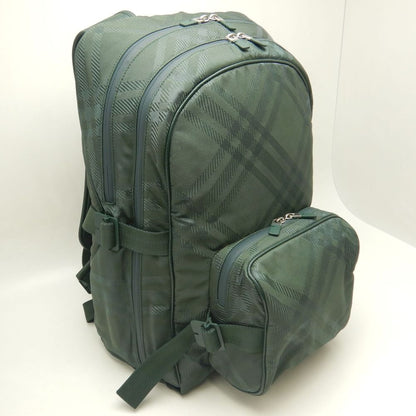 BURBERRY バーバリー 8080841 リュック・バックパック チェックジャカード ナイロン VINE/252742【中古】