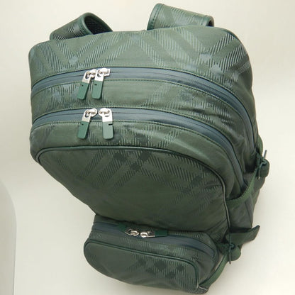 BURBERRY バーバリー 8080841 リュック・バックパック チェックジャカード ナイロン VINE/252742【中古】