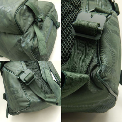 BURBERRY バーバリー 8080841 リュック・バックパック チェックジャカード ナイロン VINE/252742【中古】