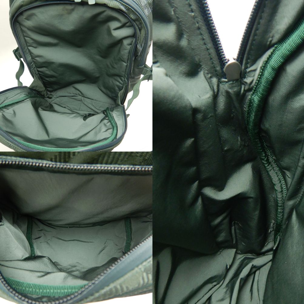 BURBERRY バーバリー 8080841 リュック・バックパック チェックジャカード ナイロン VINE/252742【中古】