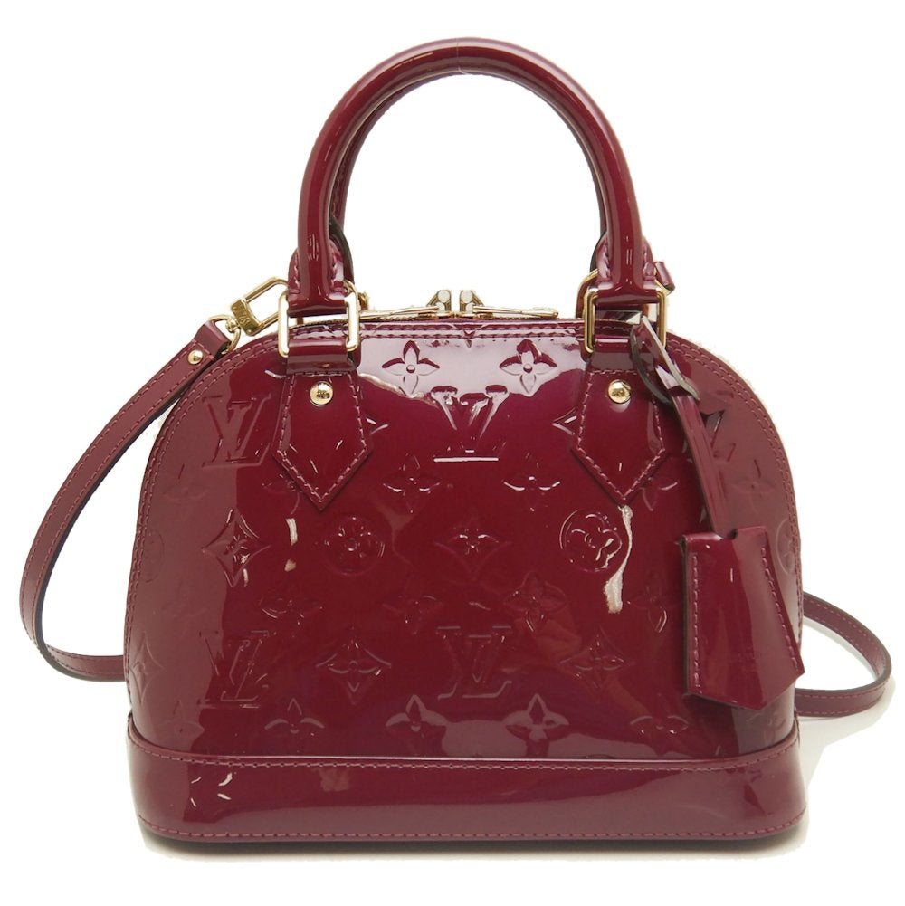 LOUIS VUITTON ルイヴィトン ヴェルニ アルマBB M50565 ハンドバッグ マゼンタ/252794【中古】