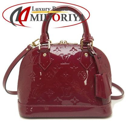 LOUIS VUITTON ルイヴィトン ヴェルニ アルマBB M50565 ハンドバッグ マゼンタ/252794【中古】