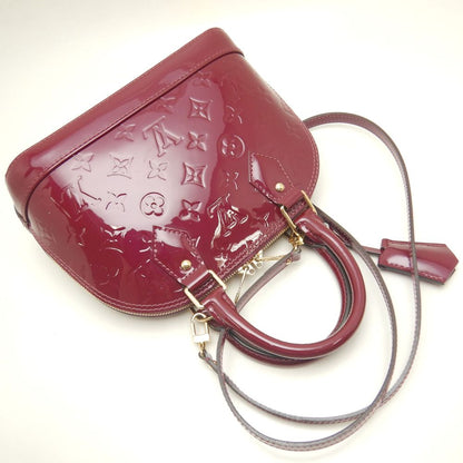 LOUIS VUITTON ルイヴィトン ヴェルニ アルマBB M50565 ハンドバッグ マゼンタ/252794【中古】