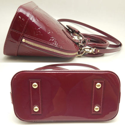 LOUIS VUITTON ルイヴィトン ヴェルニ アルマBB M50565 ハンドバッグ マゼンタ/252794【中古】