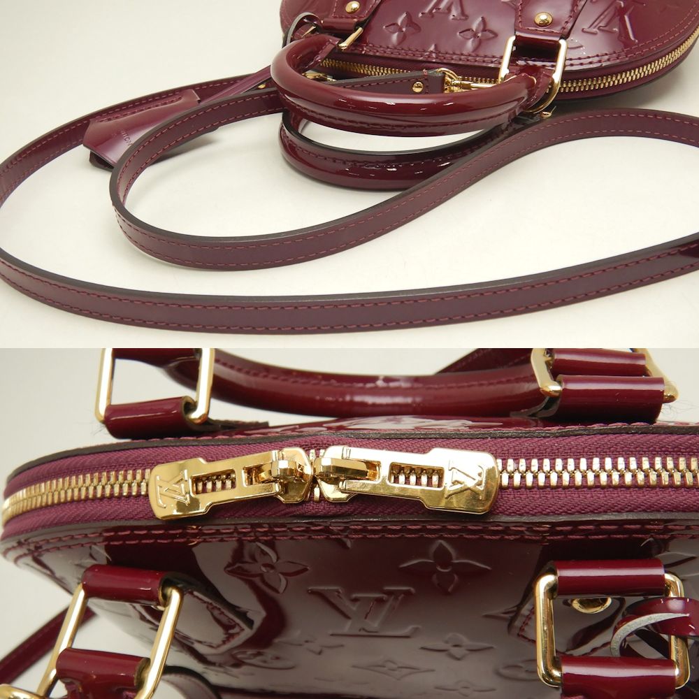 LOUIS VUITTON ルイヴィトン ヴェルニ アルマBB M50565 ハンドバッグ マゼンタ/252794【中古】