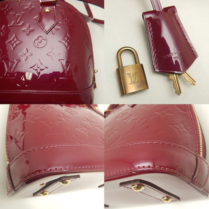 LOUIS VUITTON ルイヴィトン ヴェルニ アルマBB M50565 ハンドバッグ マゼンタ/252794【中古】
