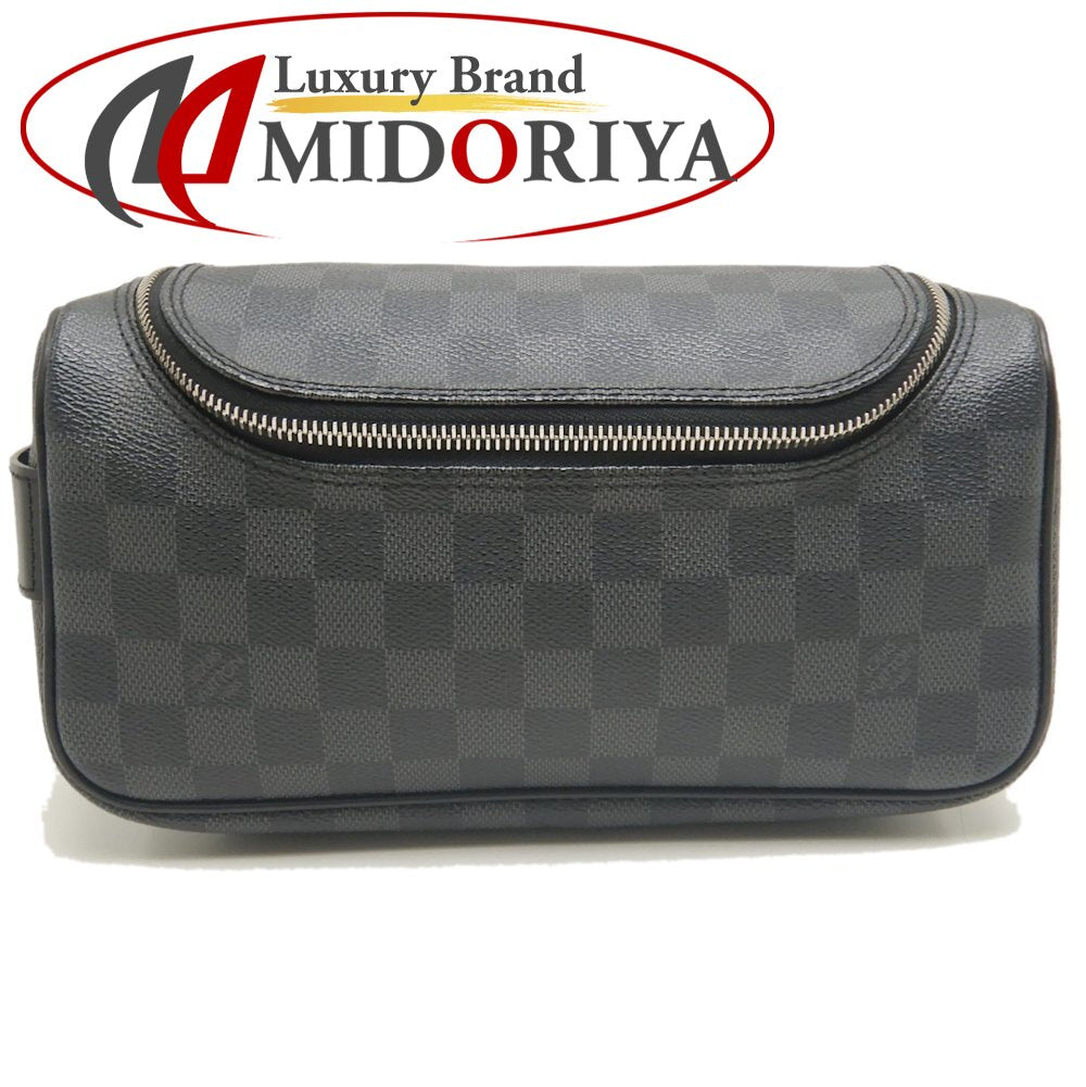 LOUIS VUITTON ルイヴィトン ダミエ グラフィット トラベルポーチ N47625 トワレポーチ グラフィット/253051【中古】
