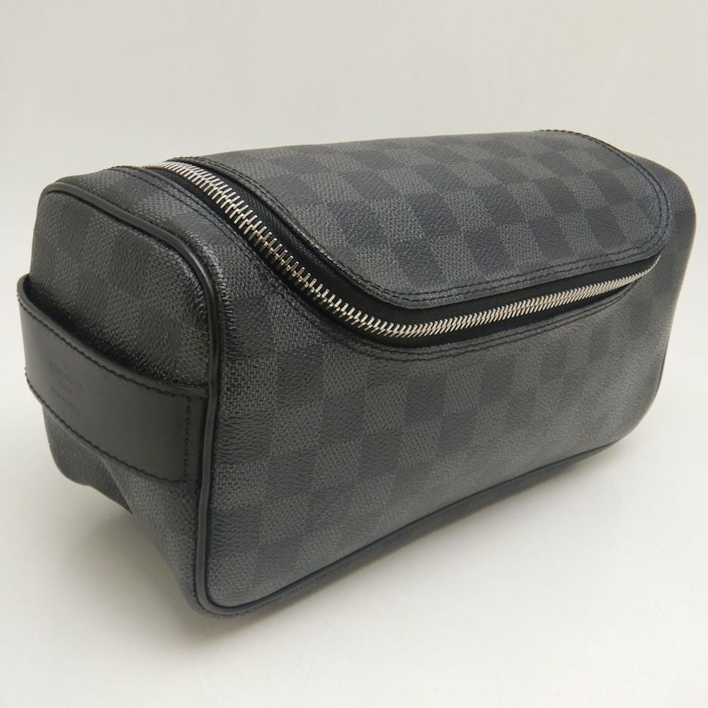 LOUIS VUITTON ルイヴィトン ダミエ グラフィット トラベルポーチ N47625 トワレポーチ グラフィット/253051【中古】