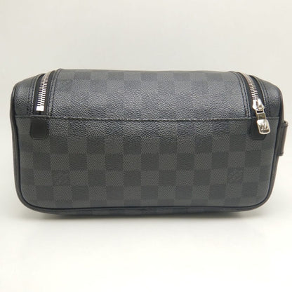 LOUIS VUITTON ルイヴィトン ダミエ グラフィット トラベルポーチ N47625 トワレポーチ グラフィット/253051【中古】