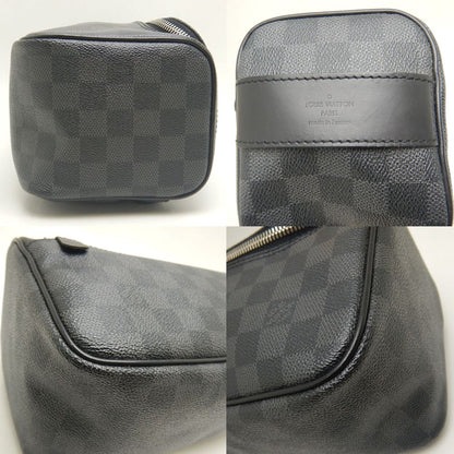 LOUIS VUITTON ルイヴィトン ダミエ グラフィット トラベルポーチ N47625 トワレポーチ グラフィット/253051【中古】