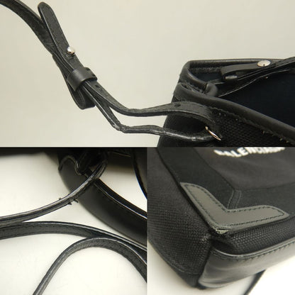 BALENCIAGA バレンシアガ カバスXS 2WAY 390346 トートバッグ キャンバスxレザー ブラック レディース /253200【中古】
