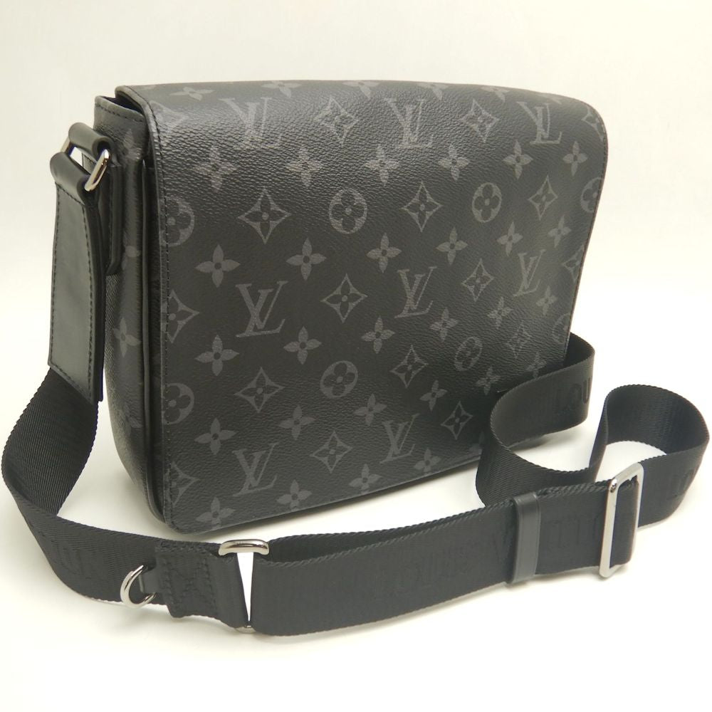 LOUIS VUITTON ルイヴィトン モノグラムエクリプス ディストリクトPM NV3 M46255 ショルダーバッグ ノワール レディース /253202【中古】