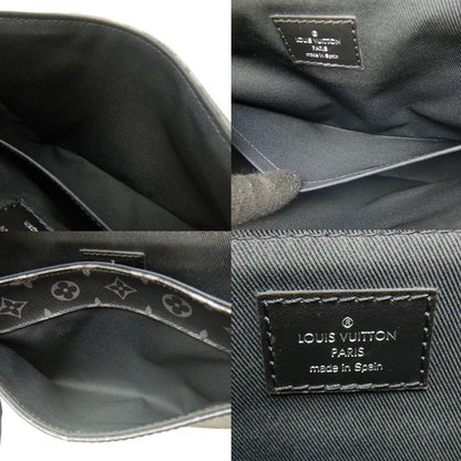 LOUIS VUITTON ルイヴィトン モノグラムエクリプス ディストリクトPM NV3 M46255 ショルダーバッグ ノワール レディース /253202【中古】