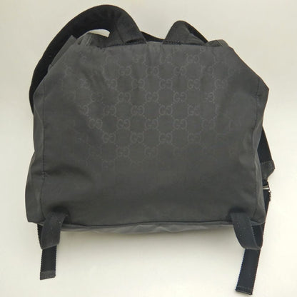 GUCCI グッチ 510343 リュック・バックパック ナイロン ブラック アウトレット レディース /253321【中古】