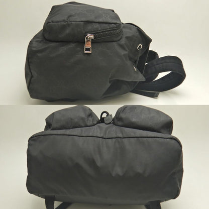 GUCCI グッチ 510343 リュック・バックパック ナイロン ブラック アウトレット レディース /253321【中古】