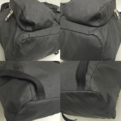 GUCCI グッチ 510343 リュック・バックパック ナイロン ブラック アウトレット レディース /253321【中古】