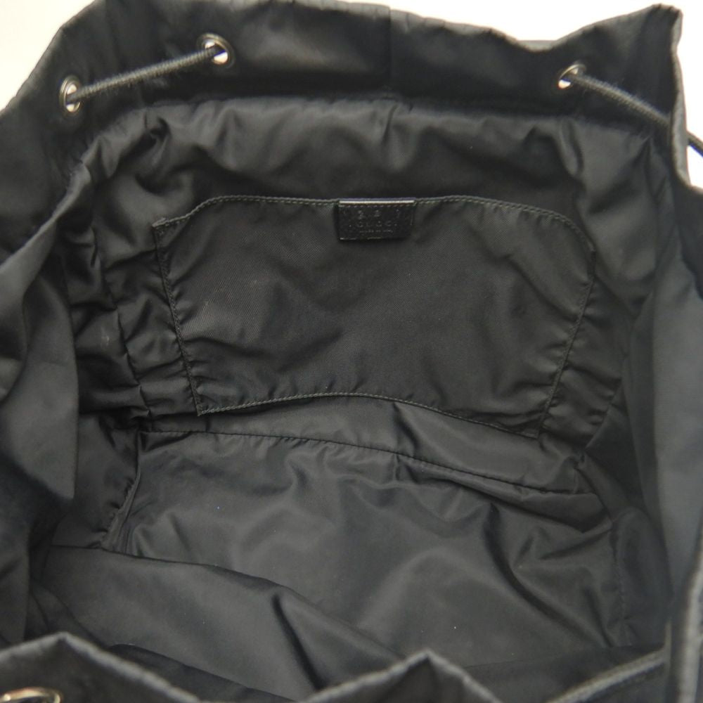 GUCCI グッチ 510343 リュック・バックパック ナイロン ブラック アウトレット レディース /253321【中古】