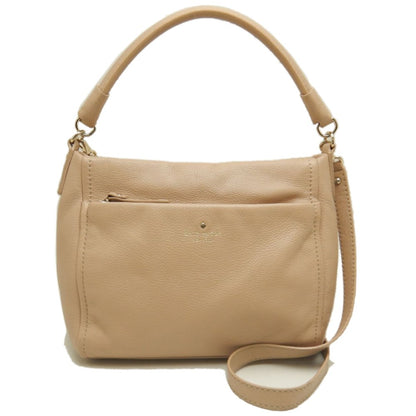 Kate Spade ケイトスペード コブルヒル リトルカーティス 2WAYショルダー PXRU4231 ショルダーバッグ レザー ベージュ レディース /253383【中古】