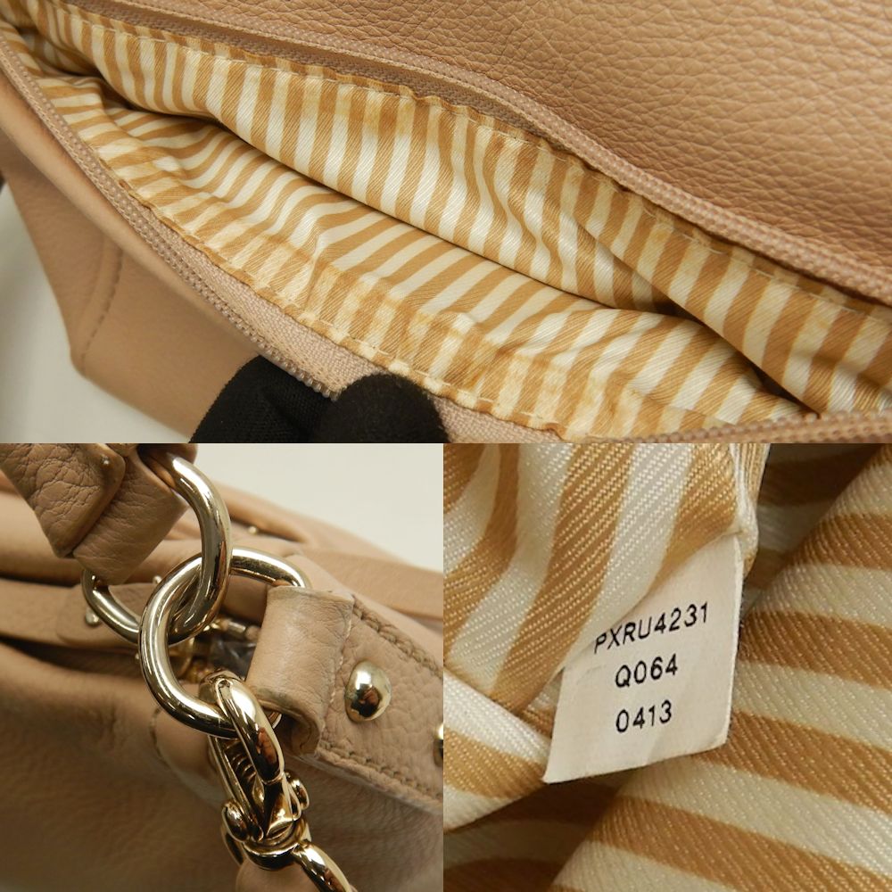 Kate Spade ケイトスペード コブルヒル リトルカーティス 2WAYショルダー PXRU4231 ショルダーバッグ レザー ベージュ レディース /253383【中古】