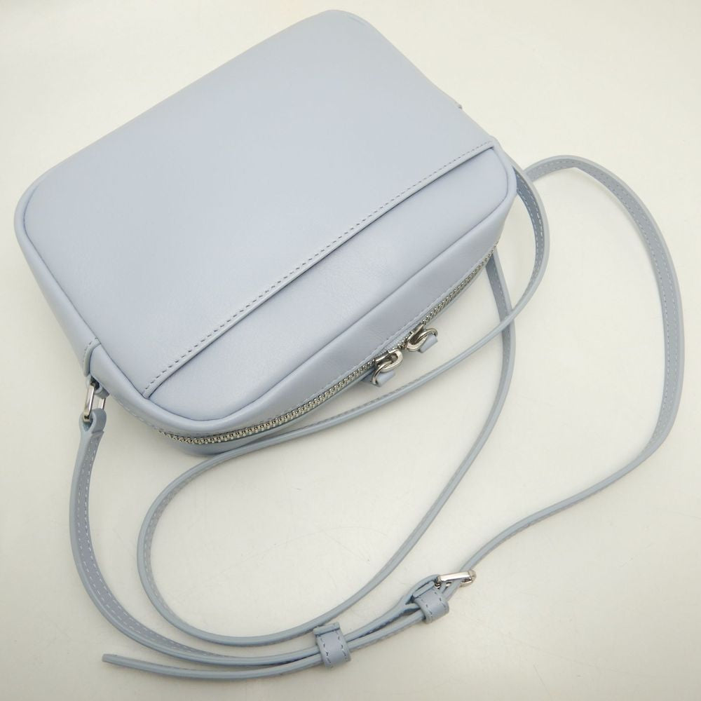 agnes b. アニエスベー ショルダーバッグ レザー ライトブルー レディース /253384【中古】