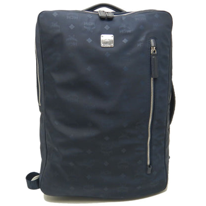 MCM エムシーエム ヴィセトス MUK8ADT78VA001 3WAY リュック・バックパック ナイロン ネイビー メンズ /253421【中古】