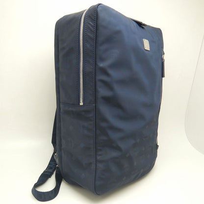 MCM エムシーエム ヴィセトス MUK8ADT78VA001 3WAY リュック・バックパック ナイロン ネイビー メンズ /253421【中古】